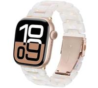 DEALELE Correas compatibles con Apple Watch de 49 mm, 46 mm, 42 mm, 45 mm, 41 mm, 44 mm, 40 mm, 38 mm, correa de repuesto de resina colorida para iWatch Series 10/9/8/7/6/5/4/3/Ultra/SE para mujeres y
