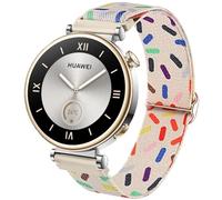 DEALELE Correas compatibles con Huawei Watch GT5 Pro de 42 mm / GT5 41 mm / GT4 41 mm / Garmin Venu 3S / Forerunner 265S / Fossil Gen 6 para mujer, correa elástica colorida de nailon para mujer, luz
