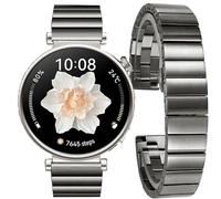 DEALELE Correas compatibles con Huawei Watch GT5 Pro de 42 mm, GT5 de 41 mm, GT4 de 41 mm, Fossil Q Venture Gen 4, para mujer, Gen 5E de 42 mm, para mujer, Gen 6, correa de metal de acero inoxidable