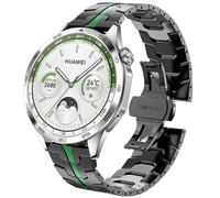 DEALELE Correas compatibles con Samsung Galaxy 3 de 45 mm, Galaxy Watch de 46 mm, Huawei Watch 4/4 Pro, 3/3 Pro, GT4 de 46 mm, correa de metal de acero inoxidable de 22 mm para mujeres y hombres