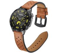 DEALELE Correas compatibles con Samsung Galaxy Watch 3 de 45 mm, Galaxy Watch de 46 mm, Gear S3, correa de repuesto de piel auténtica de 22 mm para Huawei Watch 4/4 Pro / 3/3 Pro / GT4 / GT3 de 46 mm