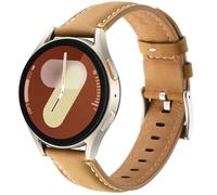 DEALELE Correas compatibles con Samsung Galaxy Watch 7 / FE / 6/6 Classic / 5/5 Pro / 4/4 Classic / 3 41 mm / Huawei GT3 / GT2 42 mm, 20 mm, correa de piel auténtica suave para mujeres y hombres,