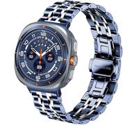 DEALELE Correas compatibles con Samsung Galaxy Watch Ultra de 47 mm (2025/2024), correa de repuesto de metal de acero inoxidable sólido para Galaxy Watch Ultra 2 / Ultra de 47 mm, para mujeres y