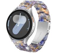 DEALELE Pulsera compatible con Samsung Galaxy Watch 7 / FE / 6/6 Classic / 5/5 Pro / 4/4 Classic / 3 41 mm, 20 mm, resina de resina de colores para Huawei GT3 42 mm/GT2 42 mm, azul claro, 20mm