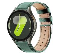 DEALELE Pulsera compatible con Samsung Galaxy Watch 7 / FE / 6/6 Classic / 5/5 Pro / 4/4 Classic / 3 41 mm/Huawei GT2 42 mm / GT3 42 mm, 20 mm de piel para hombre y mujer, verde oscuro, 20mm, Único
