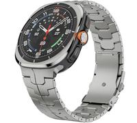 DEALELE Pulsera compatible con Samsung Galaxy Watch 7 Ultra (47 mm), sin huecos, acero inoxidable, metal, correa de repuesto para Galaxy Watch Ultra 47 mm, hombre y mujer, galaxy 7 ultra (47mm), Acero