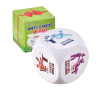 DealKits Cubo antiestrés de oficina, juguete divertido para aliviar el estrés con 6 acciones, regalo de despedida para colegas con caja de regalo