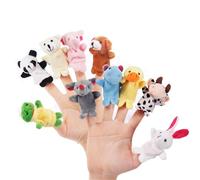 DealKits Muñecos de Dedo [20 Piezas] Baby Mitgebsel Kindergeburtstag Finger Plüschtier Set, niños y niñas Regalos para Navidad, Pascua y Kinderparty Pequeño Regalo para niños