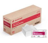 Dealmed Toallitas secas Airlaid, 10 x 13 pulgadas, paños desechables para limpieza de la piel y cuidado de la higiene (caja de 800)