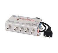 DealMux 220V 50Hz 20 / 30dB 4 Way CATV de televisión al Aire Libre de Interior Antena Amplificador de señal Booster