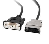 DealMux Negro 2,5M CQM1-CIF02 PLC Cuerda del Cable de programación de Omron