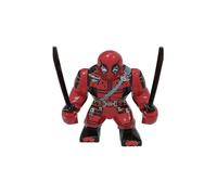 (Dealpool2247) Figura de Cocodrilo Asesino de 10,5 cm, Bloque de Construcción, Juguete de Ladrillo,