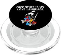 Deals Hunter Free Stuff Is My Love Language PopSockets PopGrip para MagSafe