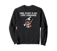 Deals Hunter Free Stuff Is My Love Language Sudadera