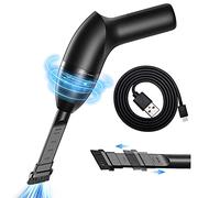 Dealswin Aspirador de Mano Sin Cable, Aspirador de Computadora 4300Pa Super Succión Aspirador de Teclado Mini Aspirador Recargable, Aspiradora Portátil Inalámbrica para PC, Sofá, Hogar, Oficina