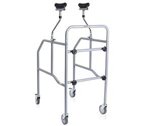 Deambulatore girello per anziani in acciaio smontabile appoggio sottoascellare Click Art. RP755S