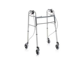 Deambulatore girello per anziani PIEGHEVOLE CON FRENI SU MANI Art. RP742 - AD-48 ***