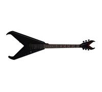 DEAN Guitarra Eléctrica Kerry King Signature V Black Satin con Estuche