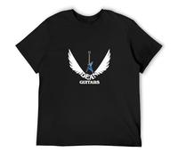 Dean Guitars American Guitar Logo Unisex 100% Cotton Short-Sleeve T-Shirts Black XL