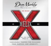 Dean Markley 2614 - Juego de cuerdas para bajo de acero inoxidable, 45-105