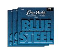 DEAN MARKLEY Cuerdas de guitarra eléctrica de acero azul 2552. Tratadas criogénicamente para una vida útil más larga, rendimiento mejorado y sonido superior. Fabricado en Estados Unidos. Calibre 9-42,