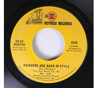 Dean Martin 45 RPM Rainbows are Back in Style / Not Enough Indians