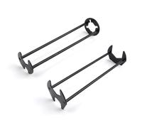 DEANKEJI 2 Piezas Llave Grifa, Herramientas Fontaneria, Llave Universal en 7 Tamaños, para Lavabos de Inodoro, Grifos de Baño, Plomería de Cocina