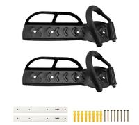 DEANKEJI 2 Piezas Soporte Bicicletas Pared, Soporte Bicicleta de Acero con Alto Contenido de Carbono, Colgador Bicicleta Pared Capacidad de Carga Máxima 40kg, Adecuado para Muchos Tipos de Bicicletas