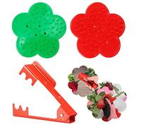 DEANKEJI 3 Piezas Herramientas de Poda de Rosas, Incluye dos Herramientas para Quitar Hojas de Rosas y un Alicate para Flores, Metal Herramientas de Jardín, para el Hogar, Jardín, Floristería