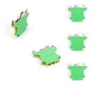 DEANKEJI 5 Piezas Carril Din Conectores, Fireproof de Nylon de Alta Eficiencia Latón Bloques, Terminales de Cableado para Equipos de Cableado UK2.5