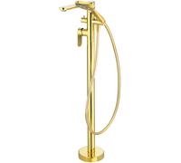 Deante Alpinia grifo de bañera y ducha en suelo oro BGA_Z17M