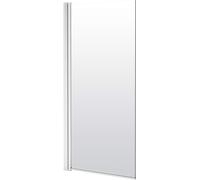 Deante Alpinia mampara de bañera 80 cm una pieza cromo brillo/vidrio transparente KGA_072P