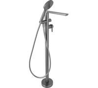 Deante Arnika grifo de bañera y ducha en suelo grafito BQA_D17M