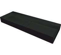 Deante Blur lavabo 100x40 cm rectangular sobre encimera negro CQB_NU1S