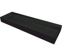 Deante Blur lavabo 120x40 cm rectangular sobre encimera negro CQB_NU2S