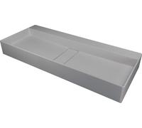 Deante Blur lavabo 80x40 cm rectangular sobre encimera gris/piedra CQB_SU8S