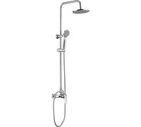 Deante Boro conjunto bañera/ducha a pared con rociador con efecto lluvia cromo NER_01RK