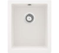 Deante Corda fregadero de granito 40x32 cm blanco ZQA_A10B