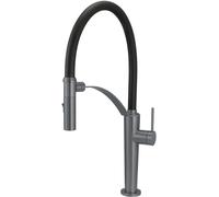 Deante Corda grifo de cocina de pie negro-grafito/gris BRC_D72M