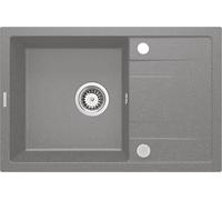 Deante Corio fregadero de granito 67x44 cm gris/grafito/ónix ZRCS113