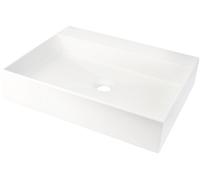 Deante Correo lavabo 50x40 cm rectangular sobre encimera blanco CQR_AU5S