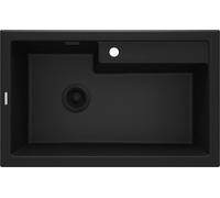 Deante Eridan zlewozmywak granitowy 80x50 cm grafitowy mat ZQE_G10B