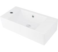Deante Hiacynt New lavabo 51x25 cm rectangular sobre encimera blanco CDY6U2L