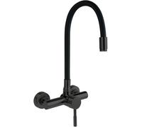 Deante Luno grifo de cocina a pared negro BOC_N80M