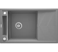 Deante Magnetic fregadero de granito 82x50 cm gris/grafito/ónix ZRM_S113