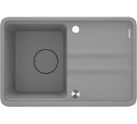 Deante Momi fregadero de granito 67x44 cm gris/grafito/ónix ZKM_S11A