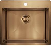 Deante Olfato fregadero de acero 55x50.5 cm cobre ZPO_C10B