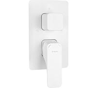 Deante; Panel de grifería para mezclador empotrado box HIACYNT (BXY_AQHM); Color: blanco