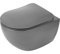 Deante Peonia taza de inodoro con asiento de cierre suave suspendido sin reborde CDEDDZPW