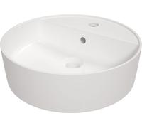 Deante Round lavabo 42x42 cm circular sobre encimera blanco CGR_6U4B